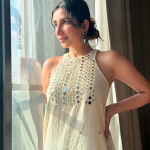 Premium Cotton Flex Mirror-Work Kurta Plazo Set | Sleeveless Summer Special