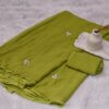 Pure Chiffon Saree with Heavy Gotapatti Work
