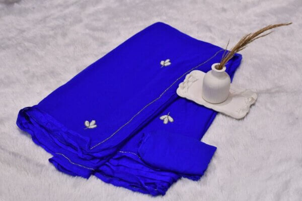 Pure Chiffon Saree with Heavy Gotapatti Work
